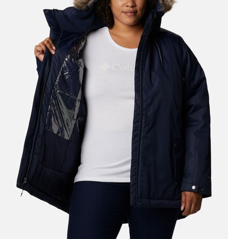 Columbia Suttle Mountain II Isolerte Jakker Dame Marineblå | Plus Size 46320F